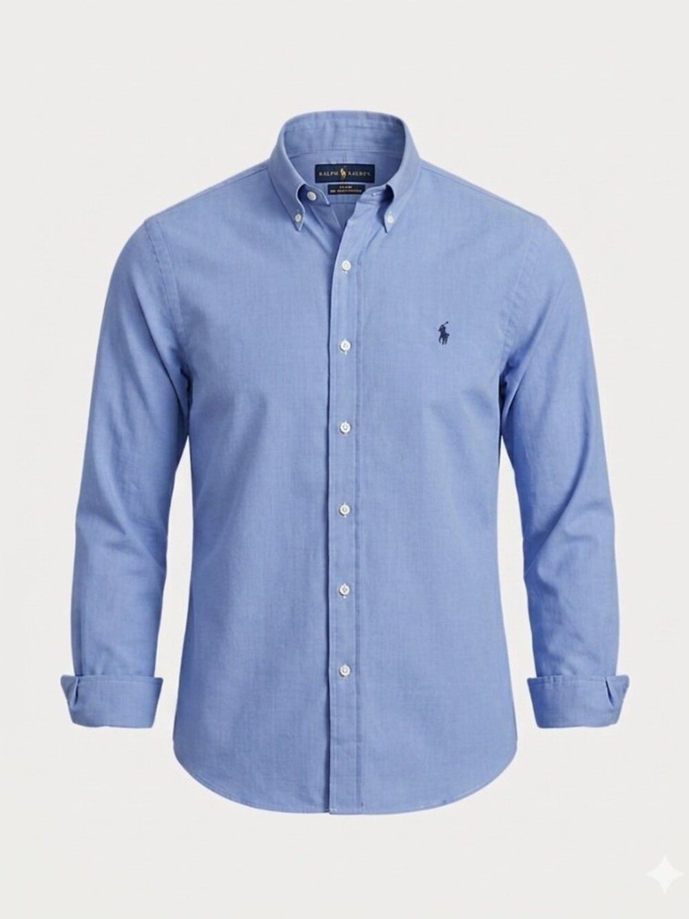 NEW Ralph Lauren Chambray Button down Shirt Youth's Large 16 CLASSIC Fit Oxford